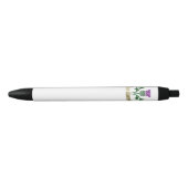 Schotse embleemdistel zwarte inkt pen (Voorkant)