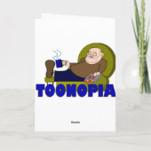 Schotse en trotse Rugby Verjaardag Kaart (Achterkant)