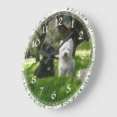 Schotse en West Highland Terriers Greenwood Grote Klok (Hoek)