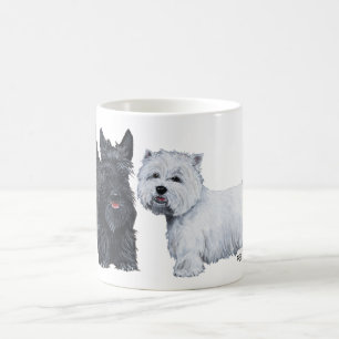 Schotse en West Highland White Terrier Mok