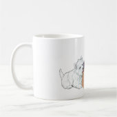 Schotse en West Highland White Terrier mok (Links)