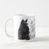 Schotse en West Highland White Terrier Mok (Links)