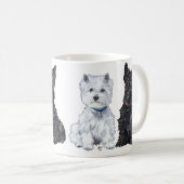 Schotse en West Highland White Terrier Mok (Voorkant rechts)