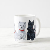 Schotse en West Highland White Terrier Mok (Voorkant rechts)