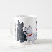 Schotse en West Highland White Terrier Mok (Voorkant links)