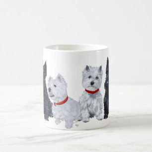Schotse en West Highland White Terrier Mok