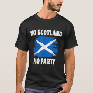 Schotse Fan Schotland Vlag Retro Geen Schotland Ge T-shirt