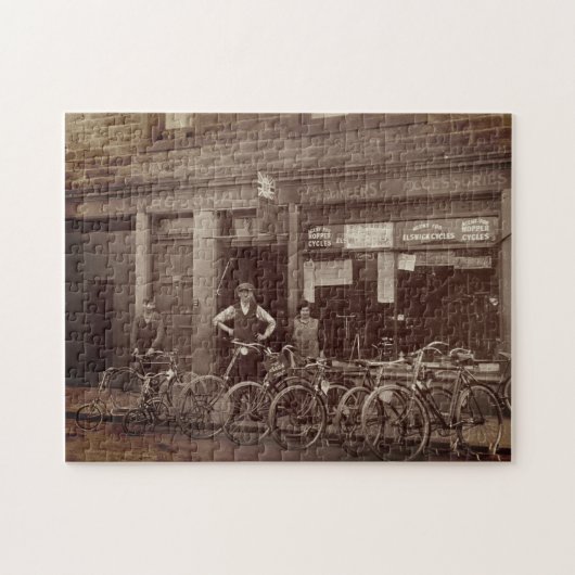 Schotse fietsenwinkel G MacDonald c 1925 Legpuzzel (Horizontaal)