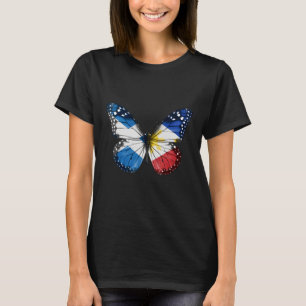 Schotse Filippijnse vlag Butterfly T-shirt