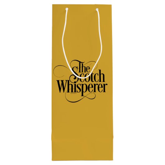 Schotse fluisteraar wijn cadeautas (Achterkant)