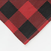 Schotse Fold Cat Plaid Fleece Deken (Hoek)