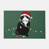 Schotse Fold Cat vakantie deurmat (Voorkant)