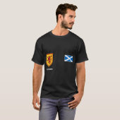 Schotse Football Soccer Jersey T-shirt (Voorkant volledig)