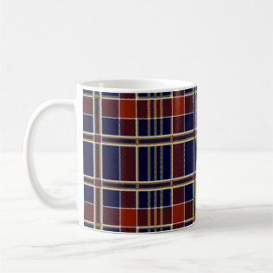 Schotse geruite koffiemok