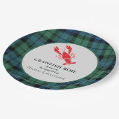 Schotse geruite rivierkreeftengarnalenkokkel Engag Papieren Bordje (Gekanteld)