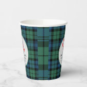 Schotse geruite rivierkreeftenstoofpot verlovingsf papieren bekers (Links)