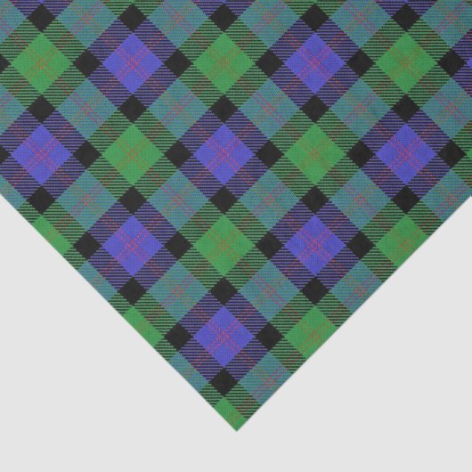 Schotse geschenken Clan Blair Tartan Tissuepapier (Detail)