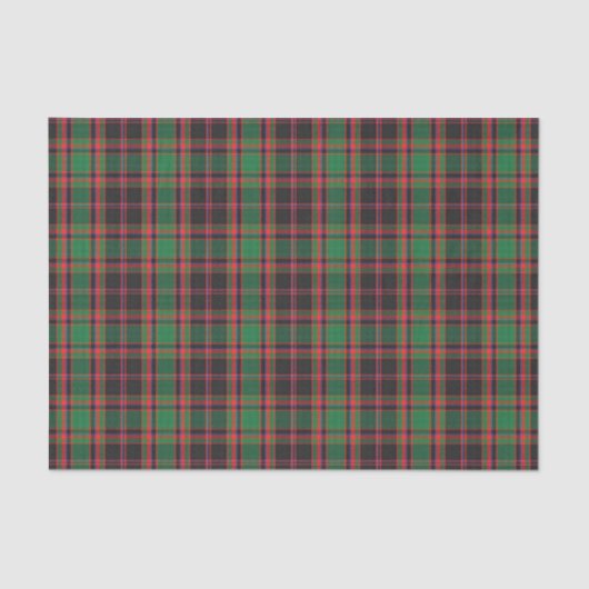 Schotse geschenken Clan Cumming Hunting Tartan Tissuepapier (Voorkant)