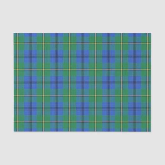 Schotse geschenken clan Johnston Johnstone Tartan Tissuepapier (Voorkant)