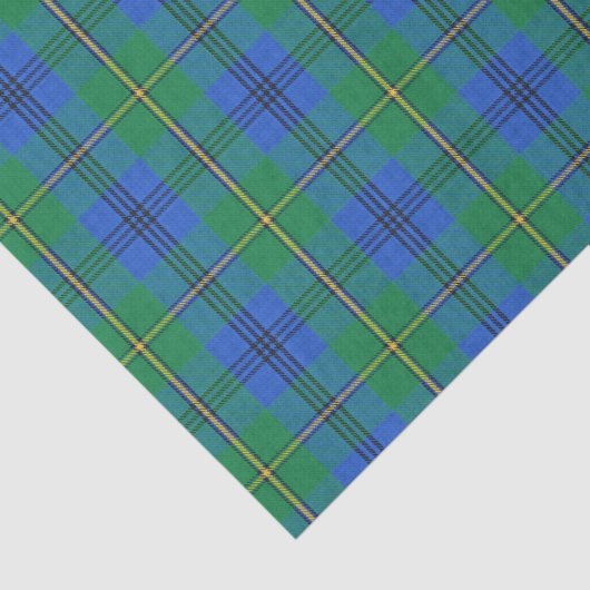 Schotse geschenken clan Johnston Johnstone Tartan Tissuepapier (Detail)