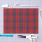 Schotse geschenken Clan Leslie Red en Blue Tartan Tissuepapier (Craft)