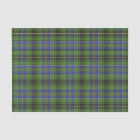 Schotse geschenken clan MacInnes Tartan Tissuepapier (Voorkant)