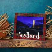 Schotse Glenfinnan Monument Tabletop Fotoplaat (Zijkant)
