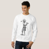 Schotse Golfer Sweatshirt (Voorkant volledig)