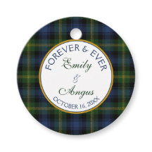 Schotse Gordon Tartan Bruiloft Save the Date