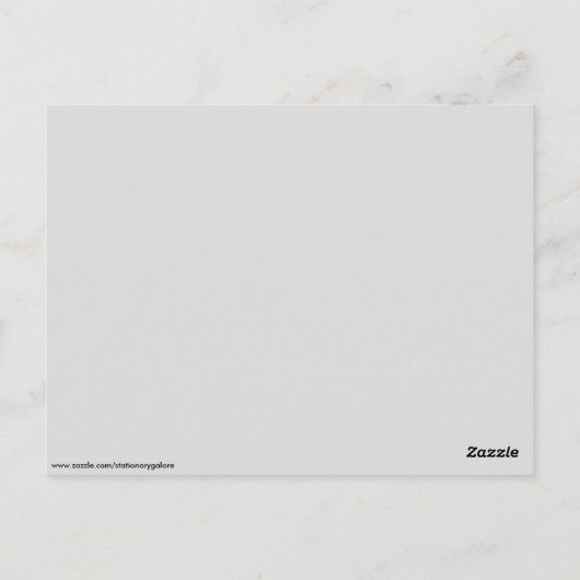 Schotse gothic schedels plaid briefkaart (Achterkant)