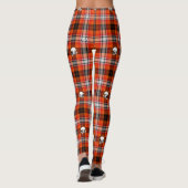 Schotse gothic schedels plaid leggings (Achterkant)