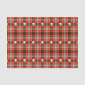 Schotse gothic schedels plaid tissue papier (Voorkant)