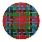 Schotse Grandeur Clan Kidd Tartan Plaid Keramische Knop (Voorkant)