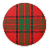 Schotse Grandeur Clan Maxwell Tartan Plaid Keramische Knop (Voorkant)
