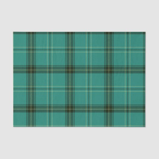 Schotse groene tartan tissuepapier (Voorkant)