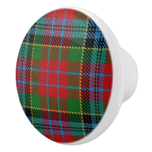 Schotse Grootheid Clan Kidd Tartan Plaid Keramische Knop