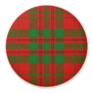 Schotse Grootheid Clan Livingstone Tartan Schotse Keramische Knop