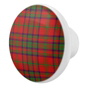 Schotse Grootheid Clan Matheson Tartan Plaid Keramische Knop