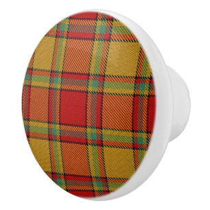 Schotse Grootheid Clan Scrymgeour Tartan Plaid Keramische Knop