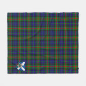 Schotse Gunn Tartan Plaid Fleece Deken (Voorkant (Horizontaal))