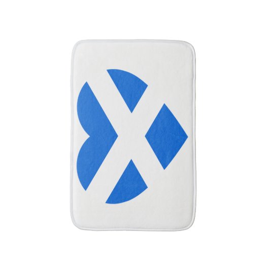 Schotse Heartflag bmcnt Badmat (Voorkant Verticaal)