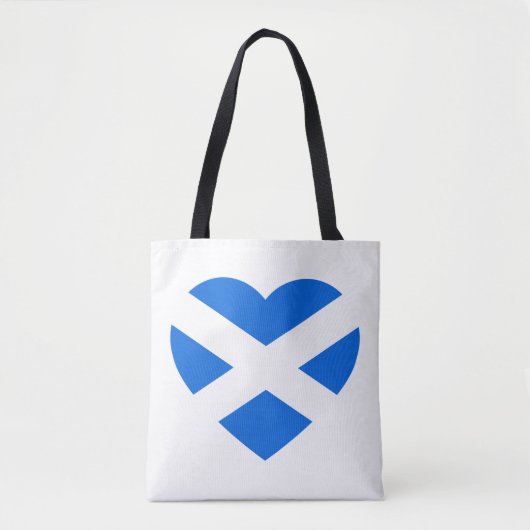 Schotse Heartflag stint Tote Bag (Voorkant)