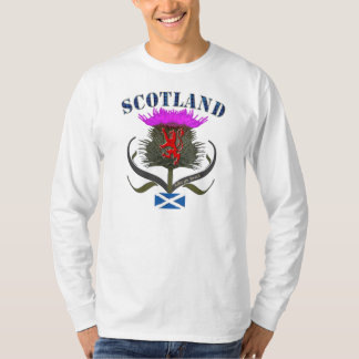 Schotse heilengaan en slanke vlag t-shirt