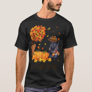 Schotse herfst Schotse terrier Hondenliefhebber He T-shirt