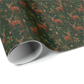 Schotse herten Kerstcadeaupapier Cadeaupapier (Rol Hoek)