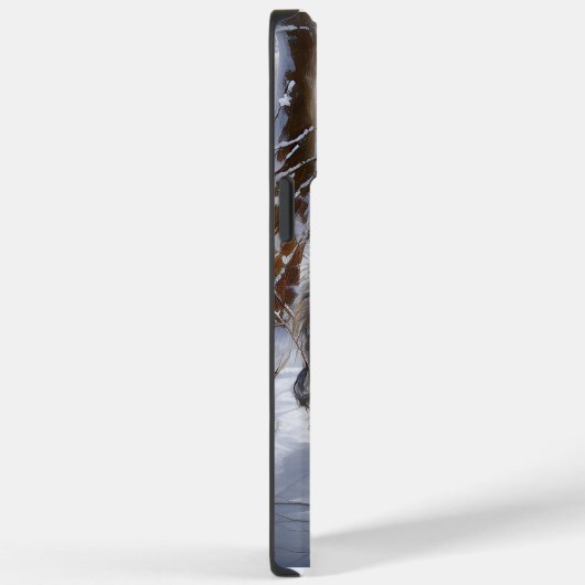 Schotse Hertenhond Laat het Sneeuwen Kerstmis Case-Mate iPhone Case (Achterkant / Rechts)