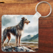 Schotse Hertenhond Sleutelhanger (Achterkant)