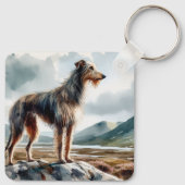 Schotse Hertenhond Sleutelhanger (Achterkant)