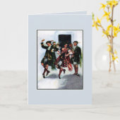 Schotse het boekillustratie van de kiltdans kaart (Gele Bloem)