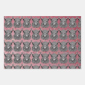 Schotse Highland Bull Illustratie Inpakpapier Vel (Voorkant 2)